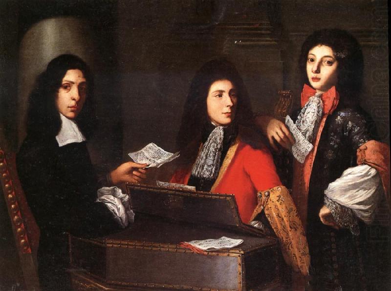 Portrait of Musicians at the Medici Court, Anton Domenico Gabbiani